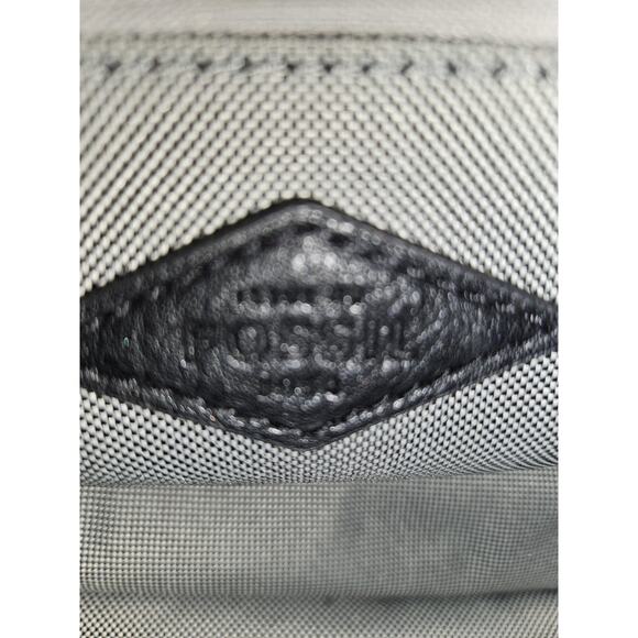 Fossil Wiley leather Saddle Bag Crossbody Black 9.5x8.5x4 - Picture 10 of 12